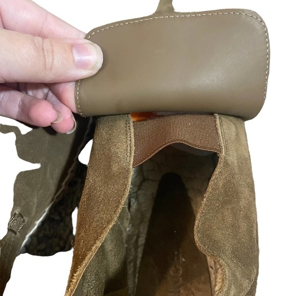 Vince Ronan Suede Leather Slip On Espadrille Loafer - Picture 12 of 15